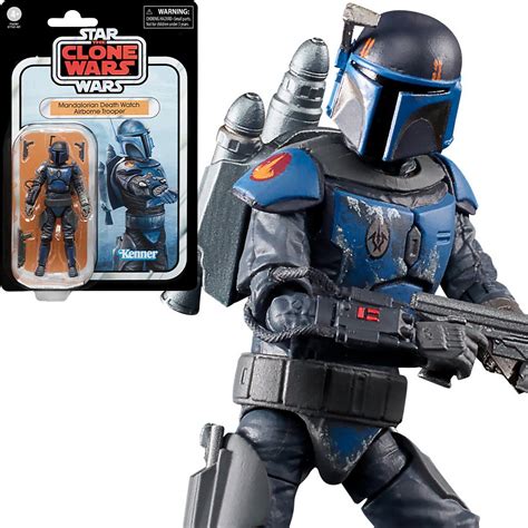 star wars the clone wars death watch action figure|star wars the black series death watch.